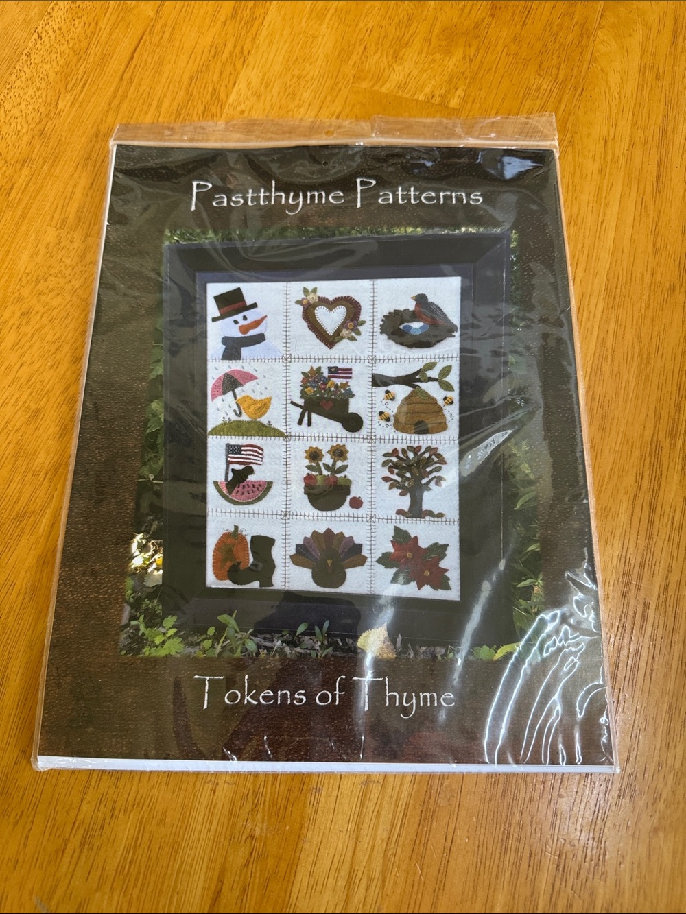 NEW Pastthyme Patterns Tokens of Thyme Pattern Alt Options Quilt Embroidery